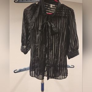 GO International Black Blouse